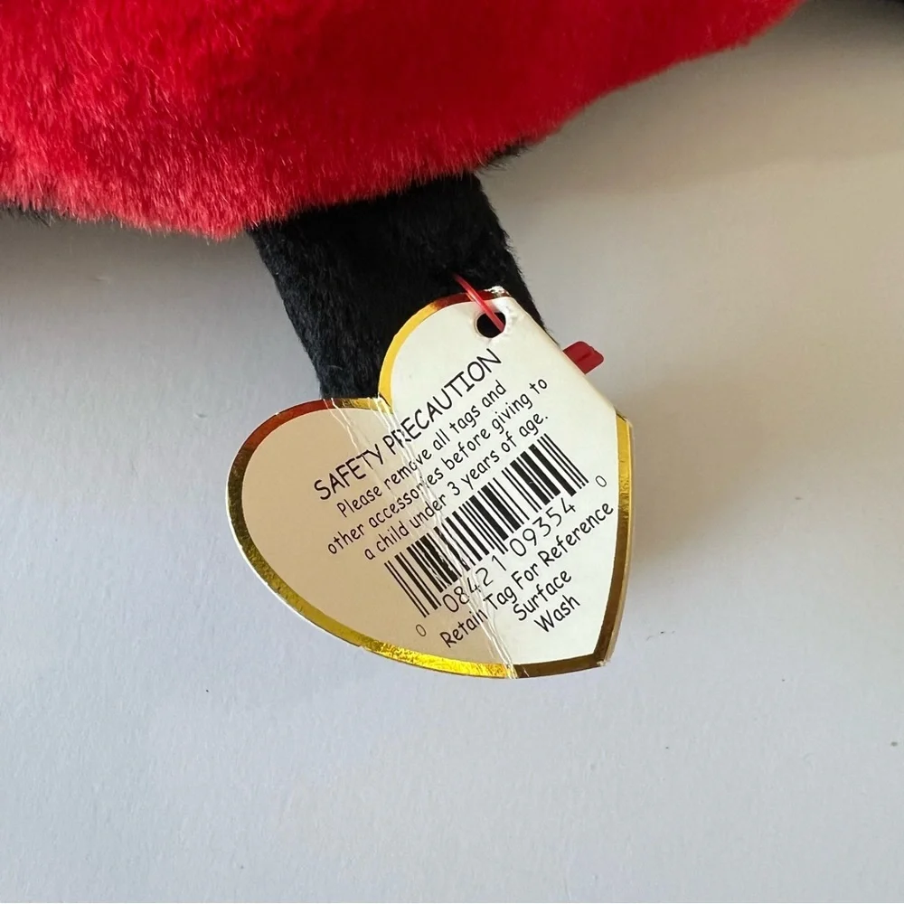 Vintage Beanie Buddy Lucky the Ladybug 1999 Ty